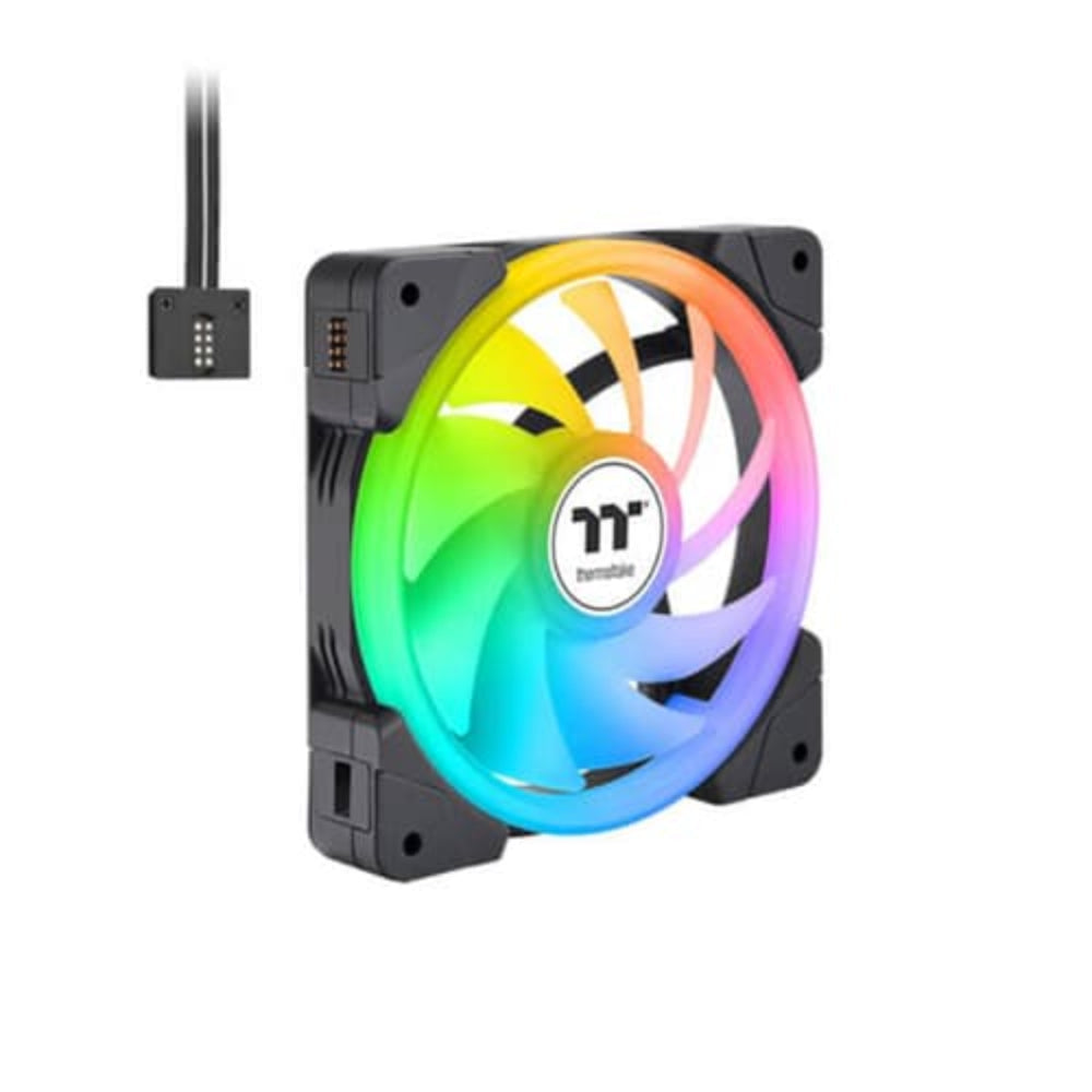 THERMALTAKE Swafan EX12 ARGB Cabinet Fan ( Black ) ( Triple Pack )