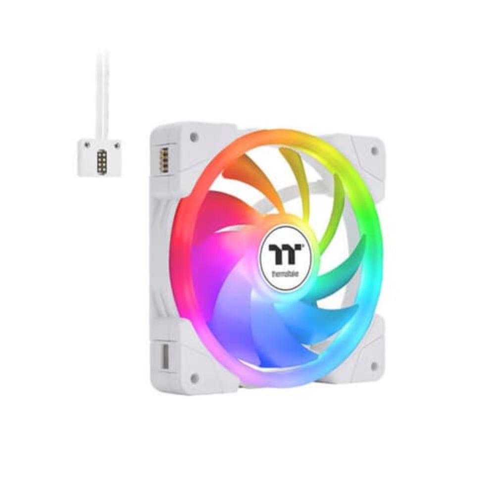 THERMALTAKE Swafan EX12 ARGB Cabinet Fan ( White) ( Triple Pack )