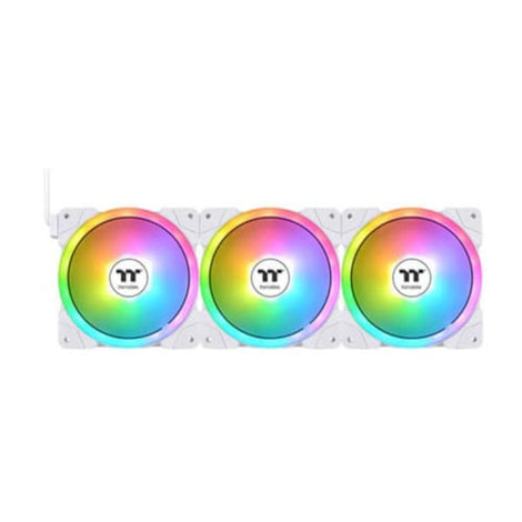 THERMALTAKE Swafan EX12 ARGB Cabinet Fan ( White) ( Triple Pack )