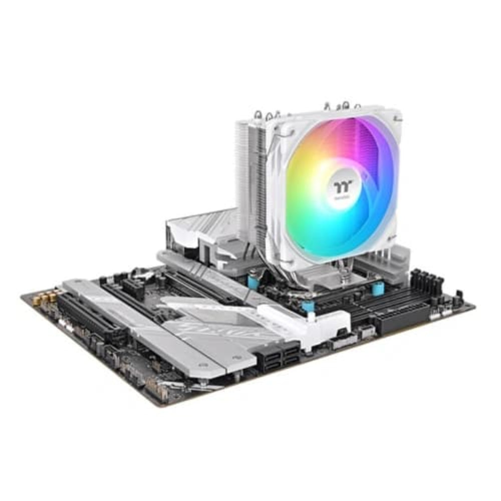 THERMALTAKE UX400 ARGB 120mm Single Tower Air Cooler ( Snow White ) - Mehta Brothers Shop