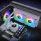 THERMALTAKE TH240 V2 ARGB SYNC ALL-IN-ONE LIQUID COOLER - SNOW EDITION CL-W364-PL12SW-A