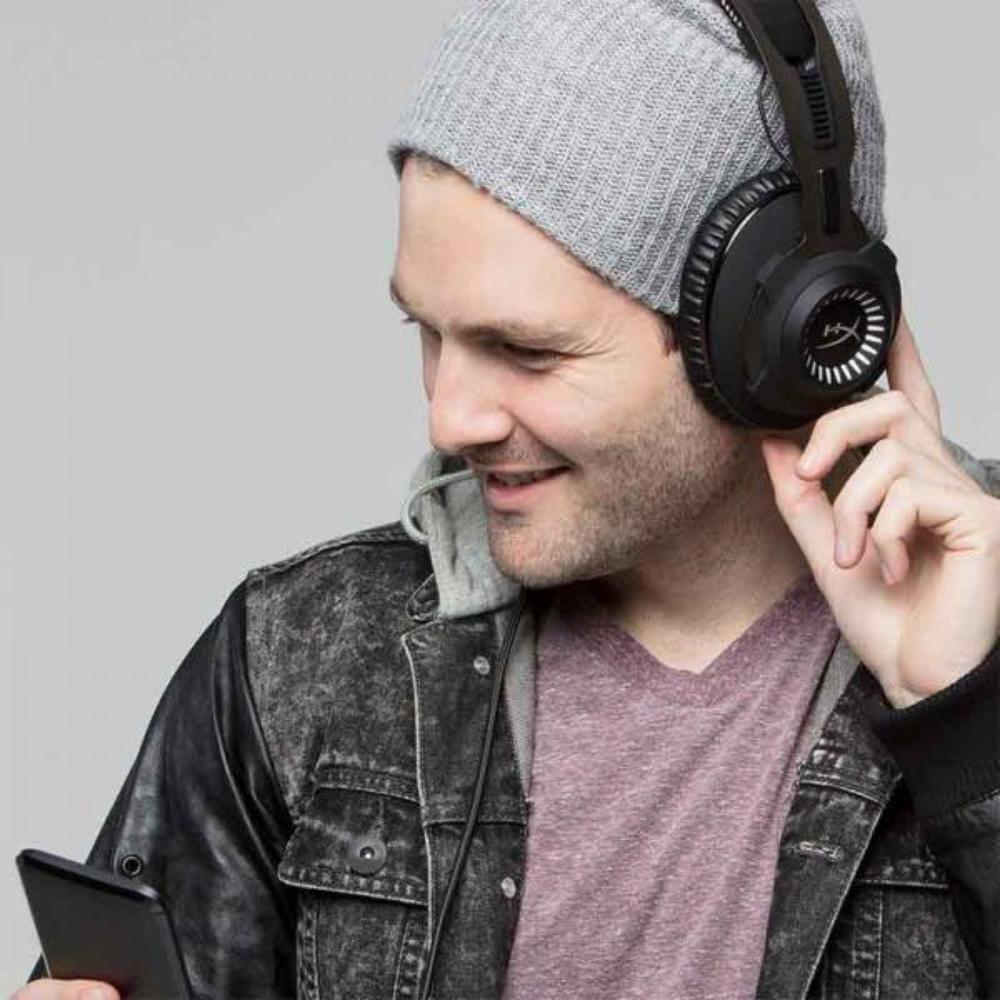 HYPERX Cloud Revolver Wired 3.5mm Stereo Gaming Headphone ( Gun Metal ) ( PC / Mobile / Mac / Xbox )