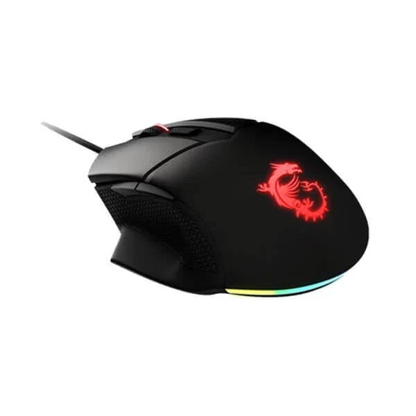 MSI Clutch GM20 Elite Wired Ergonomic Gaming Mouse ( CLUTCH-GM20-ELITE ) ( 6400DPI / 6 Macro Button ) ( Black )