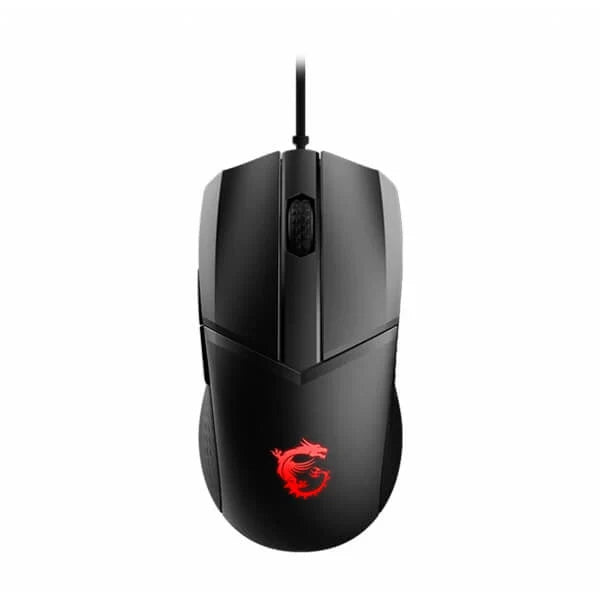 MSI Clutch GM41 Lightweight V2 Wired Ambidextrous Gaming Mouse ( CLUTCH-GM41-LIGHTWEIGHT-V2 ) ( 6400DPI / 6 Macro Button ) ( Black )