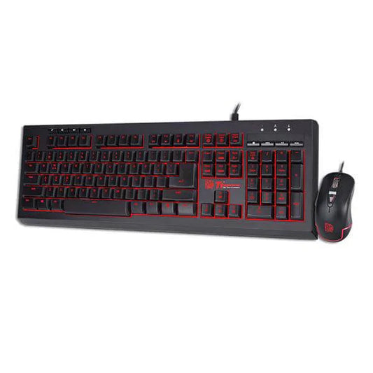THERMALTAKE TT Esports Commander Pro Full Size Membrane Wired Gaming Keyboard ( Black ) ( CM-CPC-WLXXMB-US )
