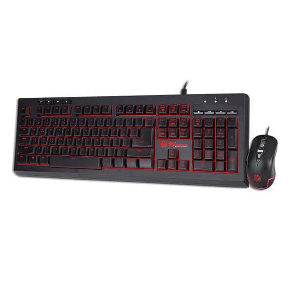 THERMALTAKE TT Esports Commander Pro Full Size Membrane Wired Gaming Keyboard ( Black ) ( CM-CPC-WLXXMB-US )