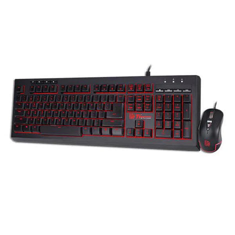 THERMALTAKE TT Esports Commander Pro Full Size Membrane Wired Gaming Keyboard ( Black ) ( CM-CPC-WLXXMB-US )