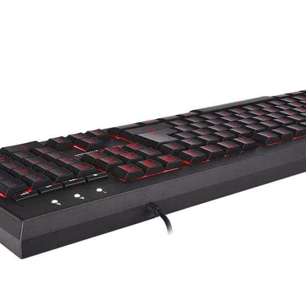 THERMALTAKE TT Esports Commander Pro Full Size Membrane Wired Gaming Keyboard ( Black ) ( CM-CPC-WLXXMB-US )