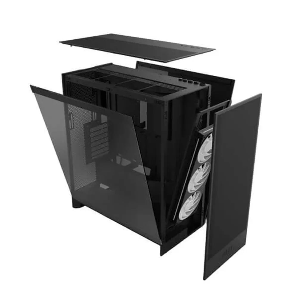 NZXT H7 Flow RGB EATX Mid Tower Cabinet 2024 Edition (Black)