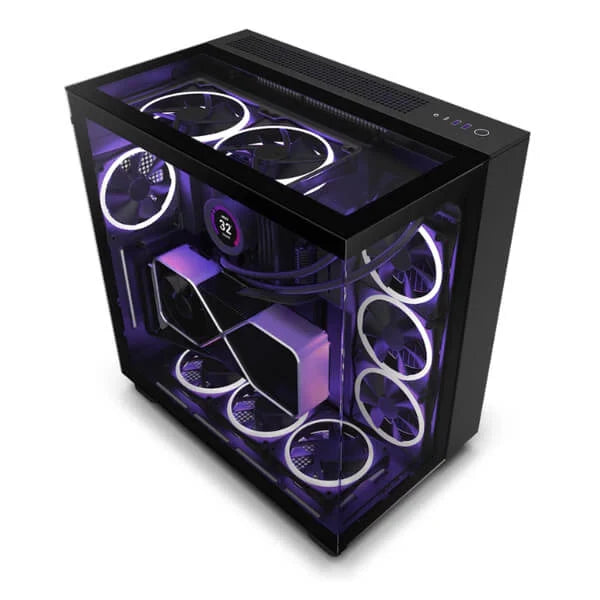 NZXT H9 Elite ATX Mid Tower Cabinet (Black)