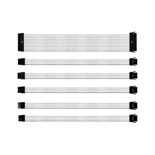COOLER MASTER Universal PSU Extension Cable Kit (White)