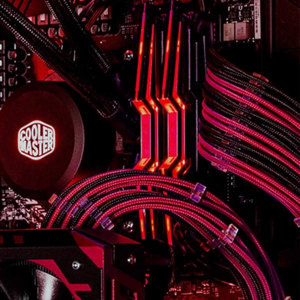 COOLER MASTER PSU Extension Cable (Red/Black)