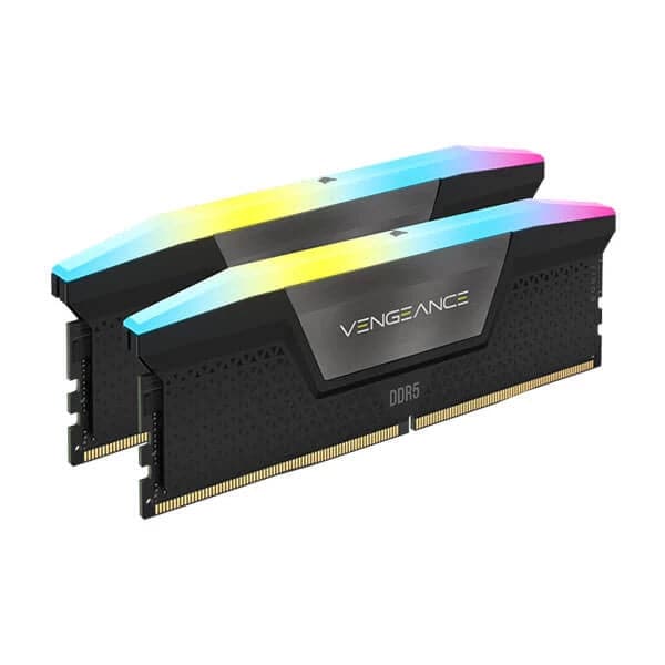 CORSAIR Vengeance RGB 32GB ( 16GBx2 ) 5200MHz DDR5 RAM ( CL40 )