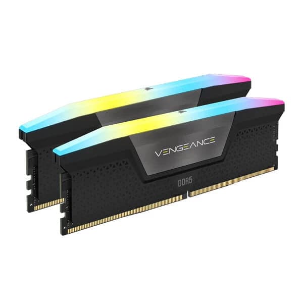 CORSAIR Vengeance RGB 64GB ( 32GBx2 ) 5200MHz DDR5 RAM ( CL40 )