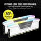 Corsair Vengeance RGB White 64GB (32GBx2) 6000MHz CL30 DDR5 RAM