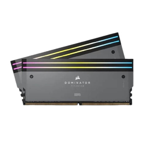 CORSAIR Dominator Titanium RGB 32GB ( 16GBx2 ) 6000MHz DDR5 RAM (Grey) ( CL30 )