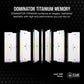 CORSAIR Dominator Titanium RGB 32GB ( 16GB x 2 ) 7200MHz DDR5 RAM (White) ( CL34 )