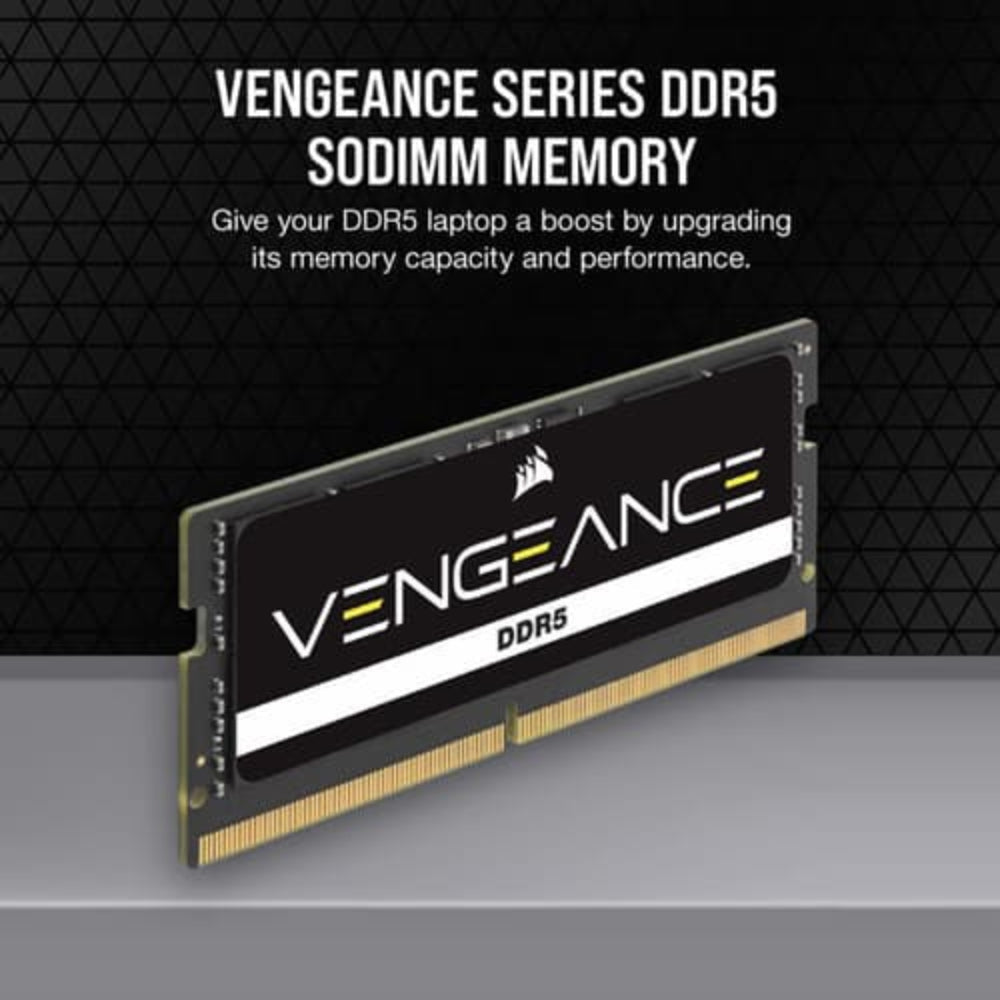 CORSAIR Vengeance 16GB ( 16GB x 1 ) 4800MHz DDR5 Laptop RAM ( CL40 )