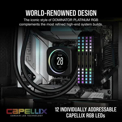 Corsair Dominator Platinum RGB 32GB (16GBx2) 6000MHz CL36 DDR5 RAM
