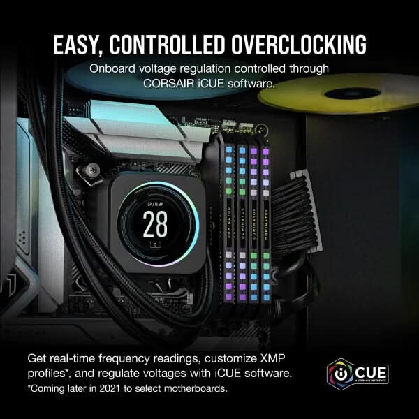 Corsair Dominator Platinum RGB 32GB (16GBx2) 6000MHz CL36 DDR5 RAM