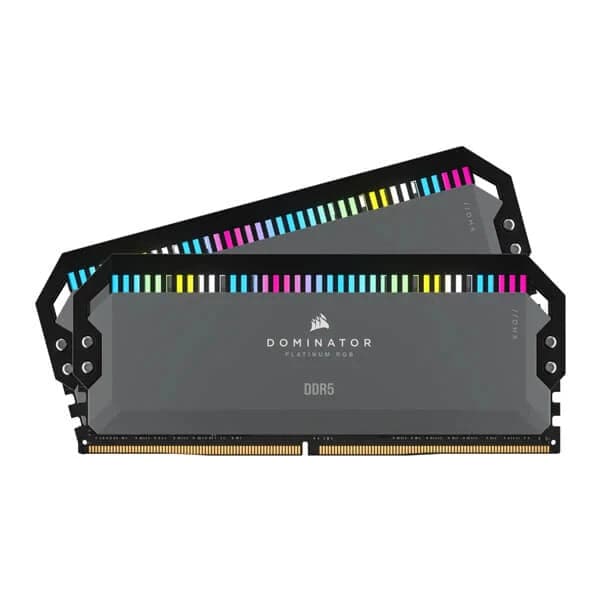 CORSAIR Dominator Platinum RGB 32GB ( 16GBx2 ) 6000MHz DDR5 RAM ( Grey ) ( CL30 )