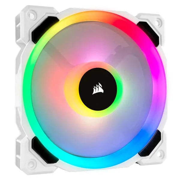 CORSAIR ICUE LL120 120mm RGB Cabinet Fan (White) (Single Pack)