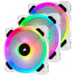 CORSAIR ICUE LL120 120mm RGB Cabinet Fan (White) (Triple-Pack)