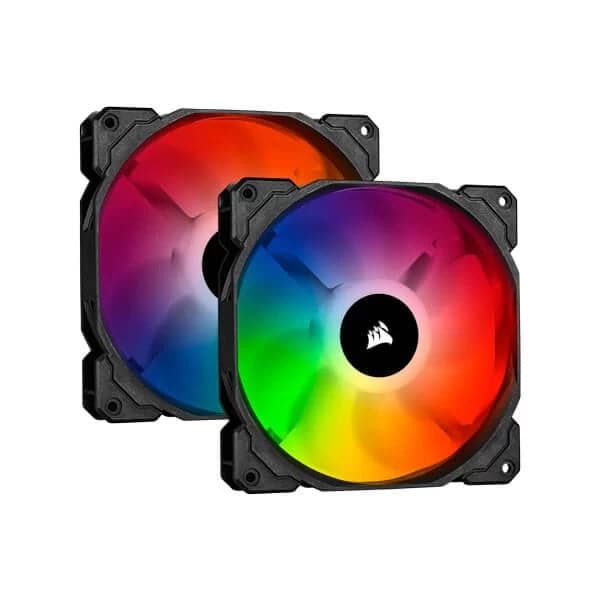 CORSAIR ICUE SP140 Pro 140mm RGB Cabinet Fan (Black) (Dual Pack)
