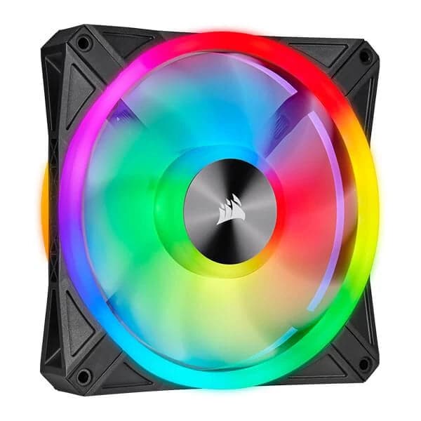 CORSAIR ICUE QL120 120mm RGB Cabinet Fan (Black) (Single Pack)