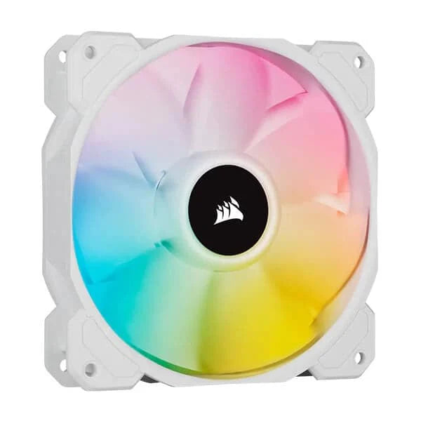 CORSAIR ICUE SP120 120mm RGB Elite Cabinet Fan (White) (Single Pack)