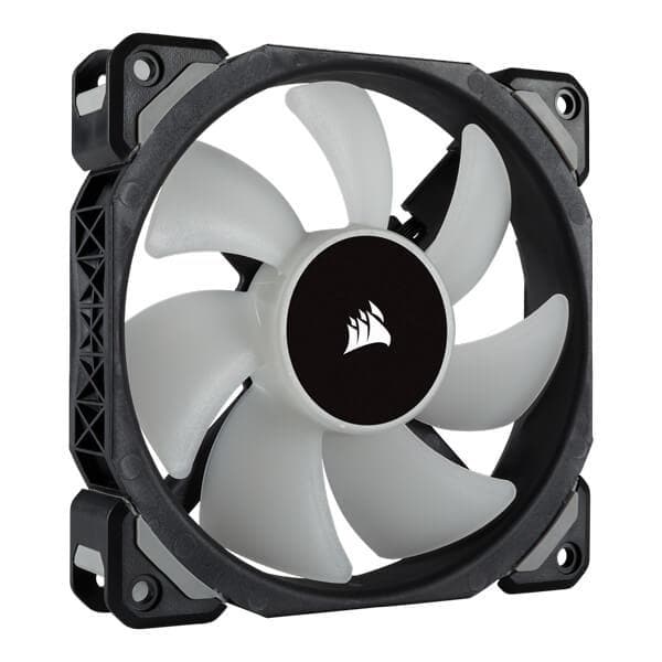 CORSAIR ML120 Pro 120mm RGB Cabinet Fan (Black) (Triple Pack)