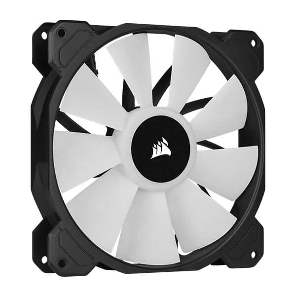 CORSAIR ICUE SP140 140mm RGB Elite White Cabinet Fan (Black) (Single Pack)