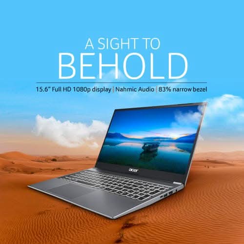 Acer Aspire Lite, AMD Ryzen 5 7430U processor Laptop (Windows 11 Home/16 GB RAM/512 GB SSD/AMD Radeon Graphics/Microsoft Office)AL15-41 with 39.6 cm (15.6")Full HD IPS Display, Steel Gray ,1.59 kg UN.31ZSI.039