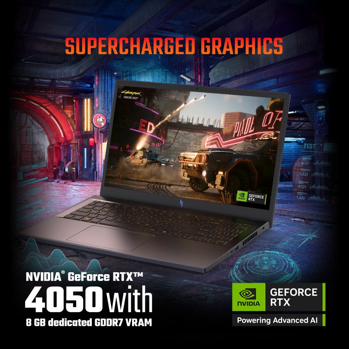 ACER NITRO V15 NH.QUASI.002 [CORE5-210H/16GB/512GB SSD/WIN11 HOME/15.6"/6GB-RTX4050 GRAPHICS/1 YEAR(S)/BLACK]