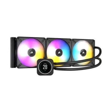 CORSAIR iCUE H170i Elite 420mm CPU Liquid Cooler (With LCD Display) (Black)