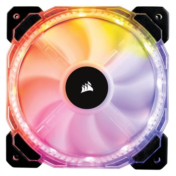 CORSAIR ICUE 120mm RGB Cabinet Fan with Controller (Black) (Triple Pack)