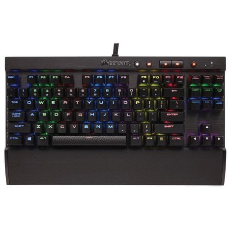 CORSAIR K65 LUX Tenkeyless Mechanical Wired Gaming Keyboard ( Black ) ( Cherry MX Red Switch ) ( CH-9110010-NA )