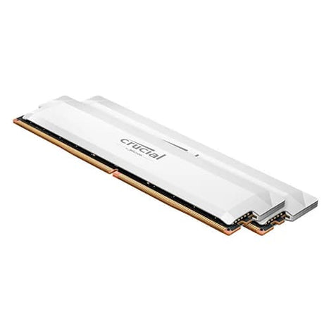 CRUCIAL Pro OC 32GB ( 16GB x 2  ) 6000MHz DDR5 Ram ( White ) ( CL36 )