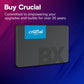 CRUCIAL BX500 4000GB SATA 2.5 INCH SSD CT4000BX500SSD1