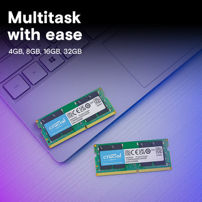 CRUCIAL 32GB KIT (2X16GB) DDR4-3200 CL22 LAPTOP RAM CT2K16G4SFRA32A