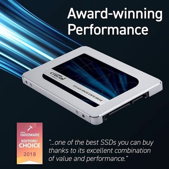 CRUCIAL MX500 500GB SATA SSD