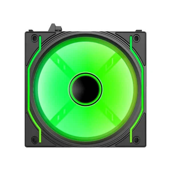 ANT ESPORTS Crystaflow 120mm ARGB Cabinet Fan (Triple Pack) ( Black )