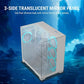 ANT ESPORTS CRYSTAL MIRROR WHITE ATX MID TOWER CASE