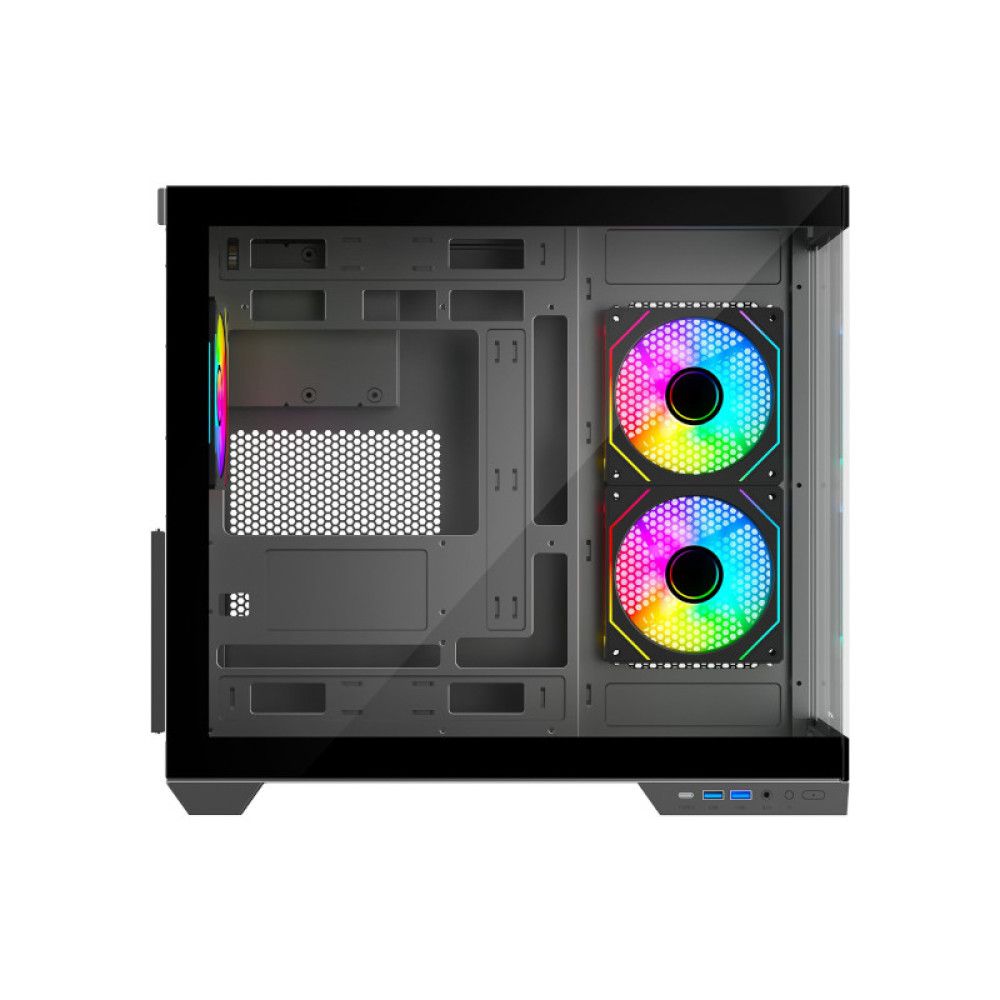 ANT ESPORTS Crystal X4 ARGB ATX Mini Tower Cabinet (Grey)