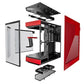 HYTE Y60 Red and Black E-ATX Mid Tower Case