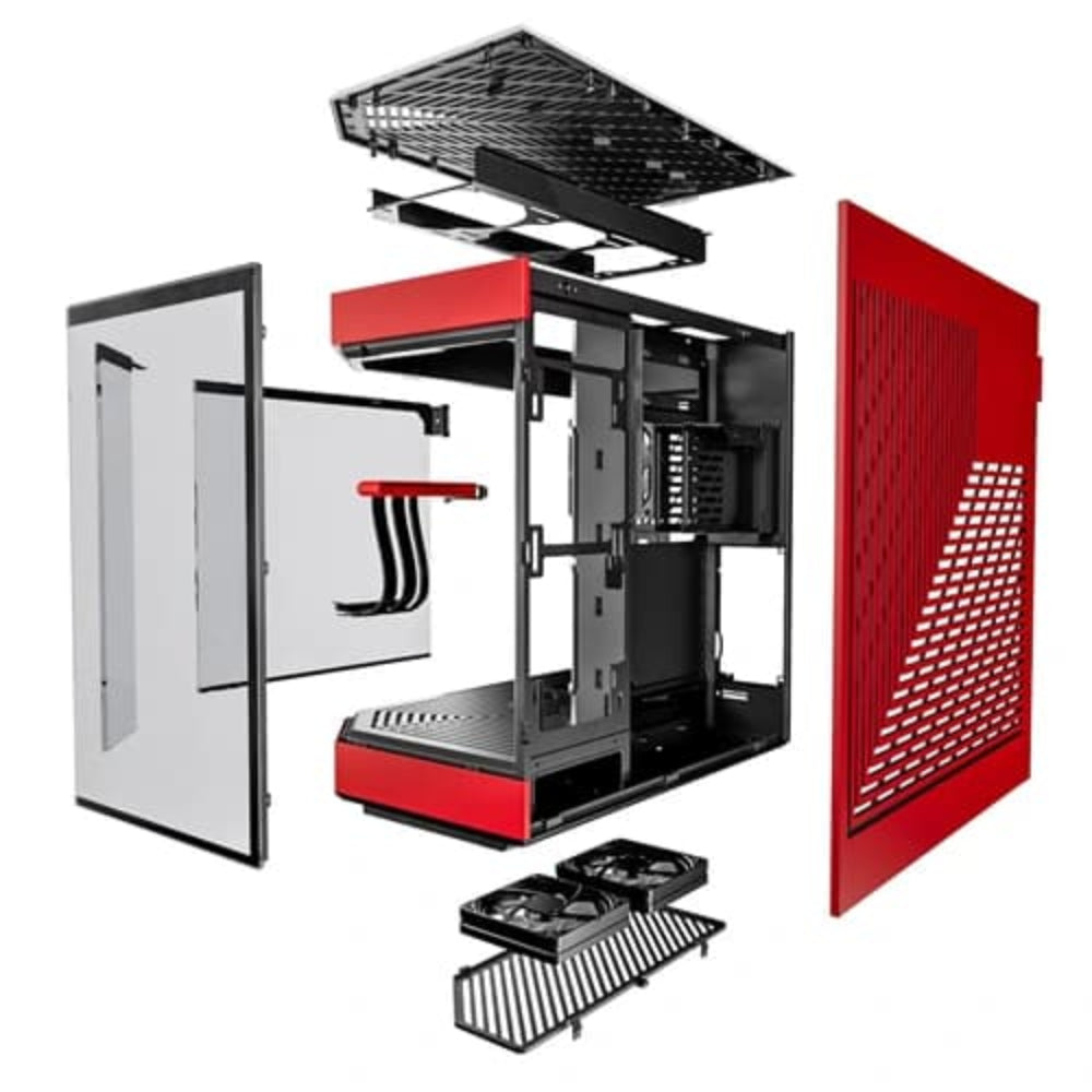 HYTE Y60 ATX Mid Tower Cabinet ( Black / Red )