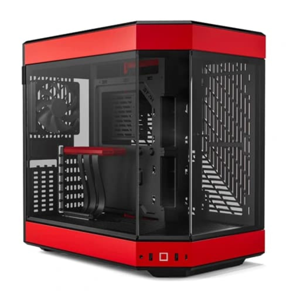 HYTE Y60 ATX Mid Tower Cabinet ( Black / Red )