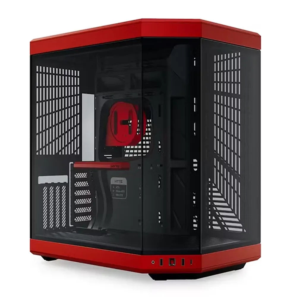 HYTE Y70 EATX Mid Tower Cabinet (Black / Red )