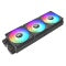THERMALTAKE CT120 EX ARGB REVERSE PC COOLING FAN, BLACK (3-FAN PACK)