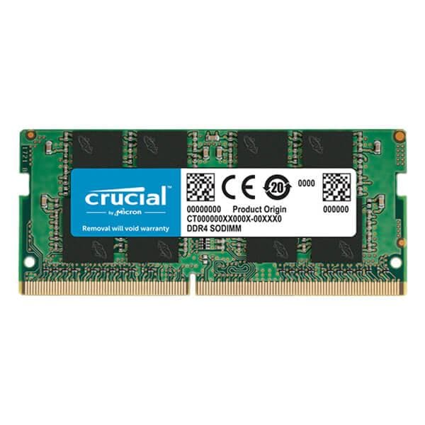 CRUCIAL 16GB ( 16GBx1 ) 3200MHz DDR4 Laptop RAM ( CL22 )